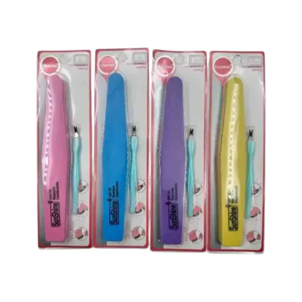 Set Lima y Cortacutícula – Paq x 12 unid