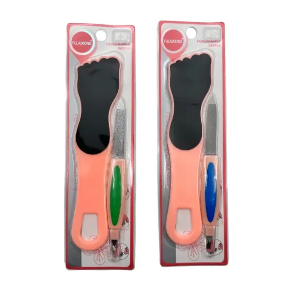 Set Limas y Cortacuticula Pedicuría – Paq x 12 unid