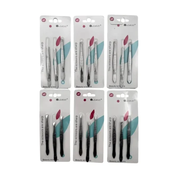 Set Pinzas de depilación – Paq x 12 cartillas