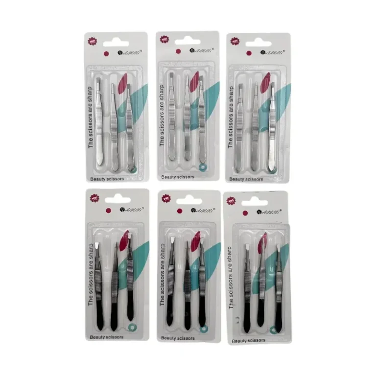 Set pinzas de depilación – Paq x 12 cartillas