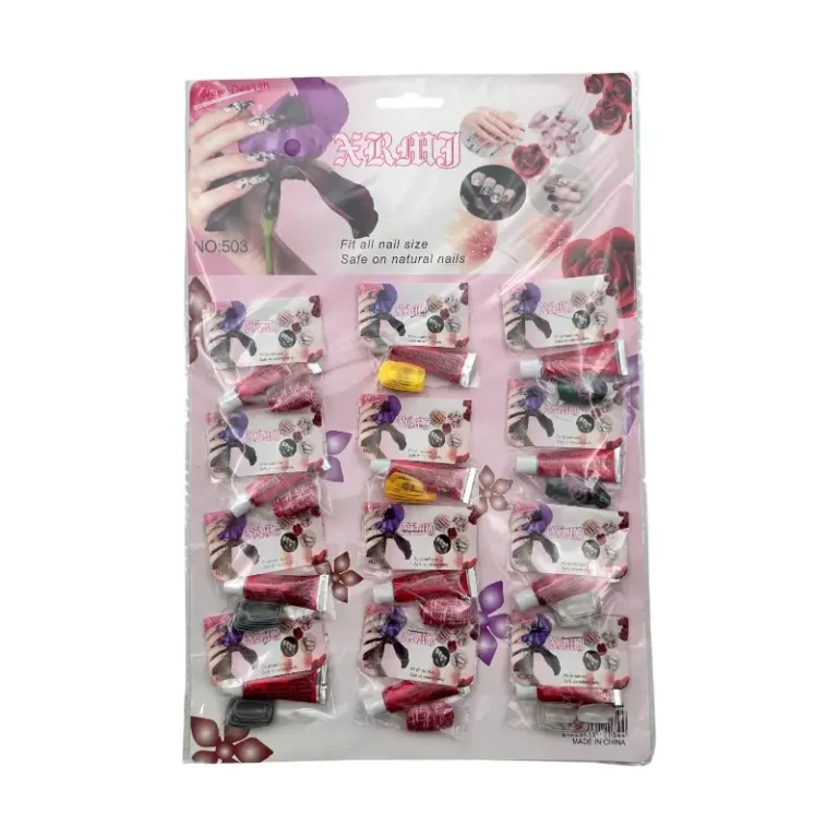 Úñas postizas en plancha – Paq x 12 unid