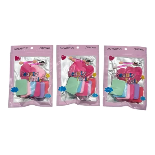 Set Esponjas maquillaje – Paq x 12 unid