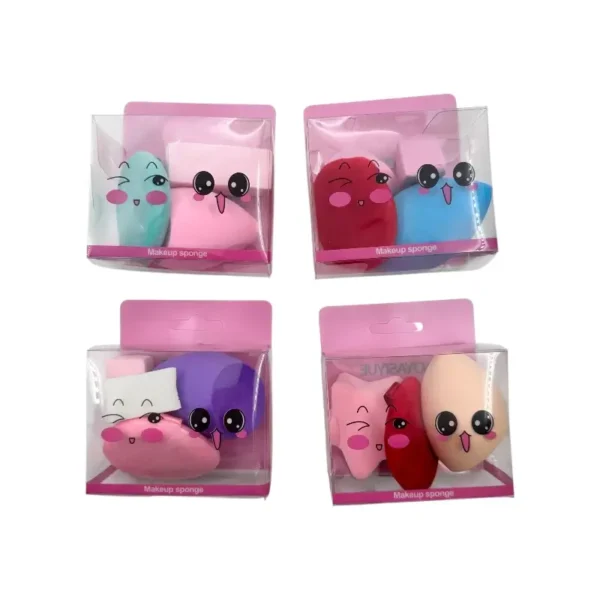Set Esponjas maquillaje – Paq x 12 unid