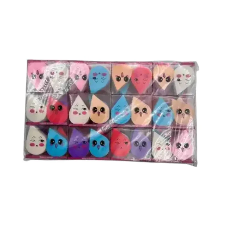 Set Esponjas maquillaje – Paq x 12 unid