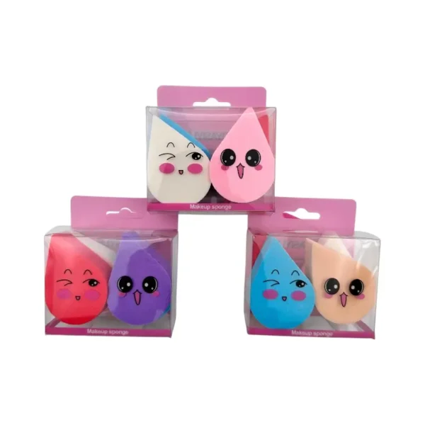 Set Esponjas maquillaje – Paq x 12 unid