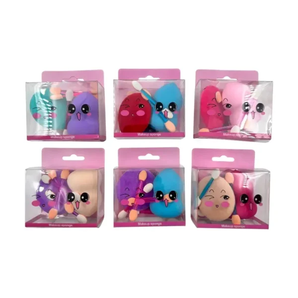Set Esponjas maquillaje – Paq x 12 unid