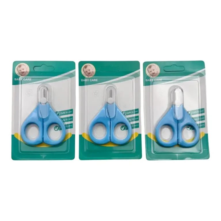 Tijera cortaúñas bebé – Paq x 12 cartillas