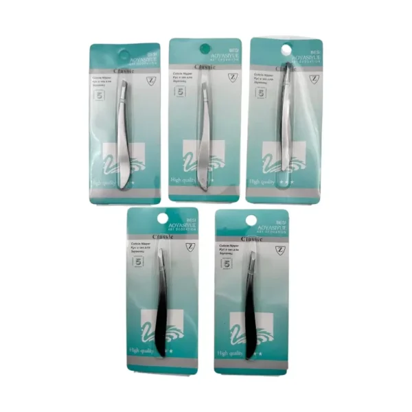 Pinza decoración uñas – Paq x 12 unid