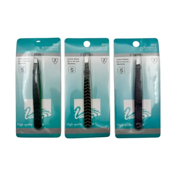 Pinza depilación – Paq x 12 unid