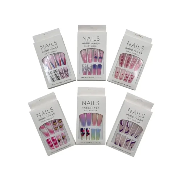 Úñas postizas – Paq x 12 unid