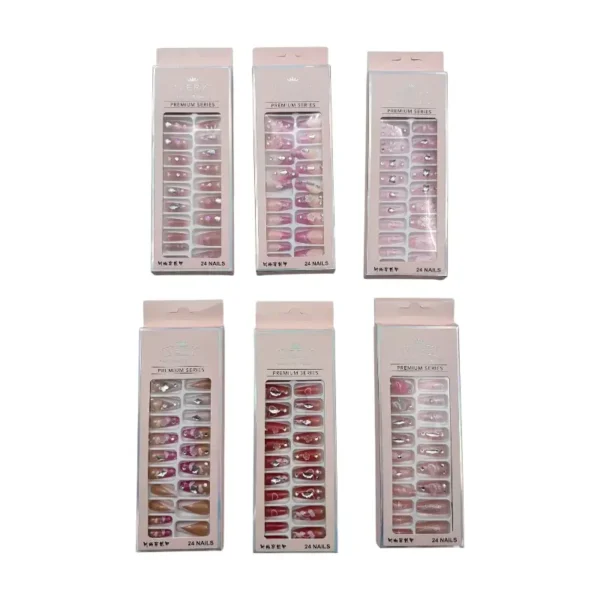 Úñas postizas – Paq x 12 unid