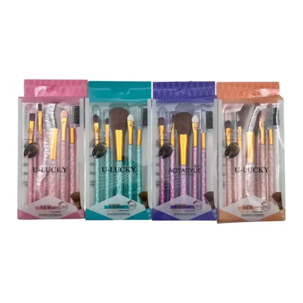 Set Brochas maquillaje – Paq x 12 unid