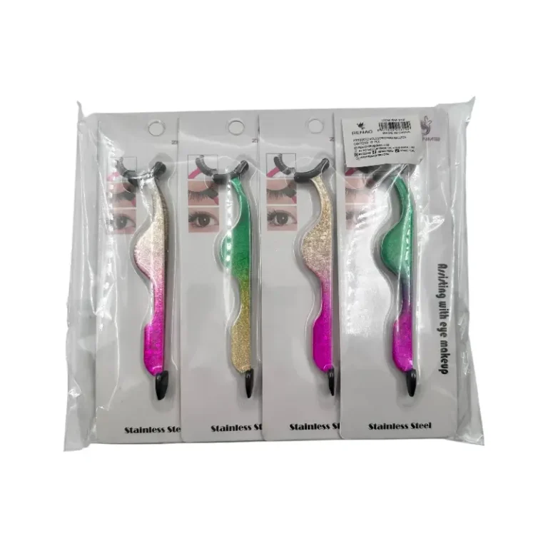 Pinza aplicadora pestañas postizas – Paq x 12 unid