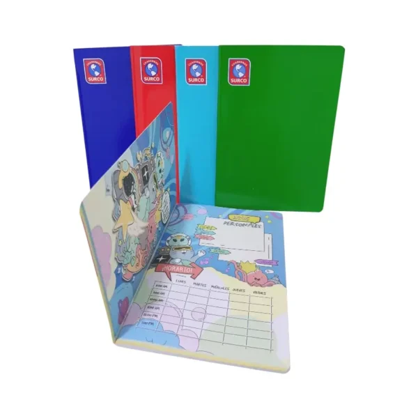 Cuaderno Surco A4 (colores)