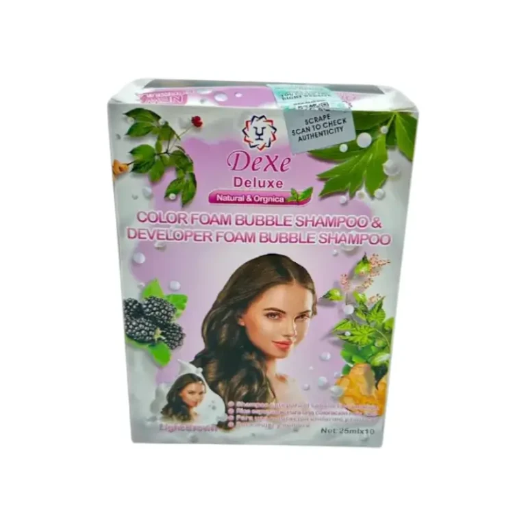 Shampoo Colorante Marrón Claro – Box de 10 Pcs