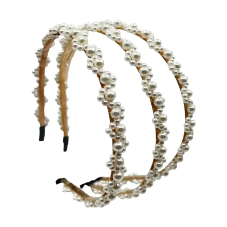 Vincha con Perla – Paq x 12 unidades