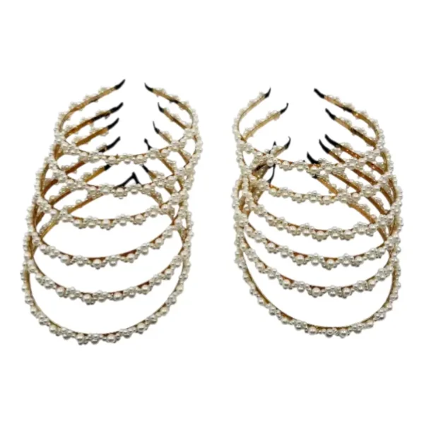 Vincha con Perla – Paq x 12 unidades