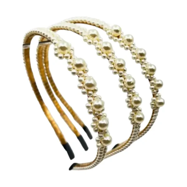 Vincha con Perla – Paq x 12 unidades