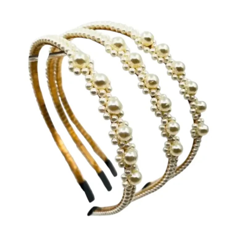 Vincha con Perla – Paq x 12 unidades