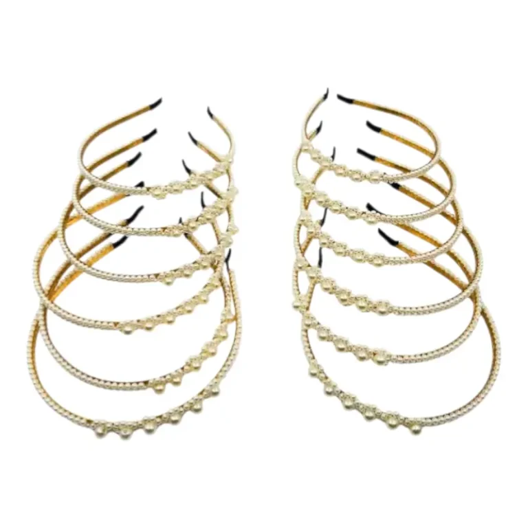 Vincha con Perla – Paq x 12 unidades