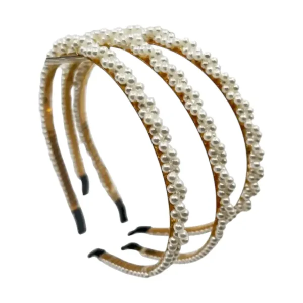 Vincha con Perla – Paq x 12 unidades