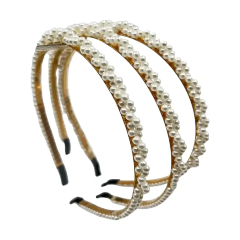 Vincha con Perla – Paq x 12 unidades