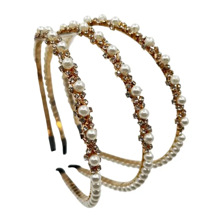 Vincha con Perla – Paq x 12 unidades