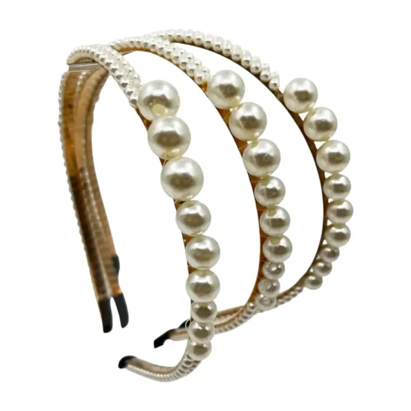 Vincha con Perla – Paq x 12 unidades