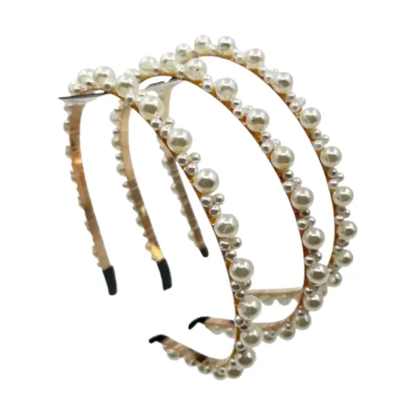 Vincha con Perla – Paq x 12 unidades