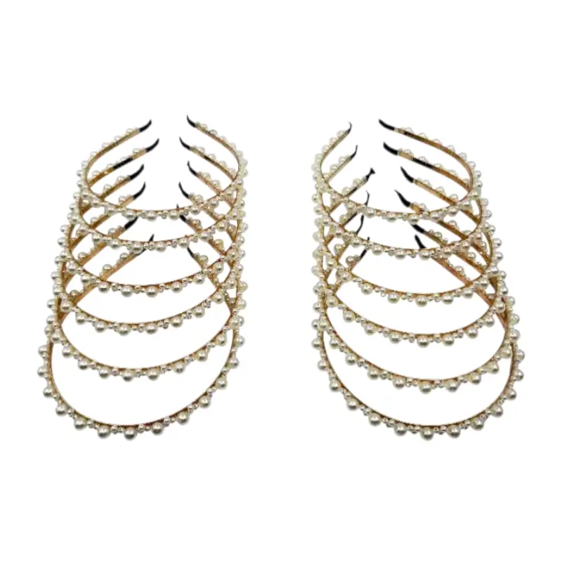 Vincha con Perla – Paq x 12 unidades