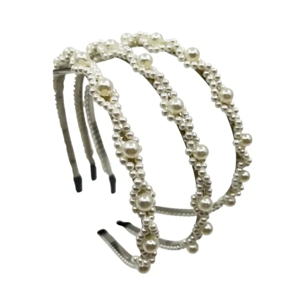 Vincha con Perla – Paq x 12 unidades