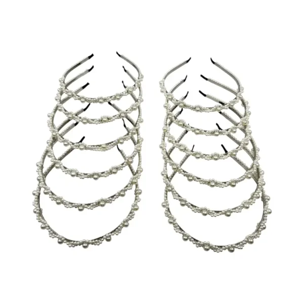 Vincha con Perla – Paq x 12 unidades