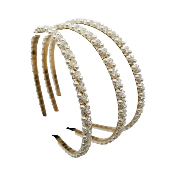 Vincha con Perla – Paq x 12 unidades