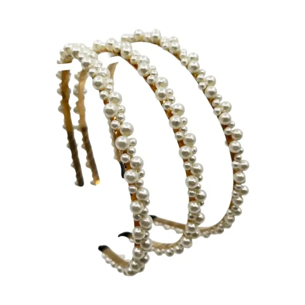 Vincha con Perla – Paq x 12 unidades