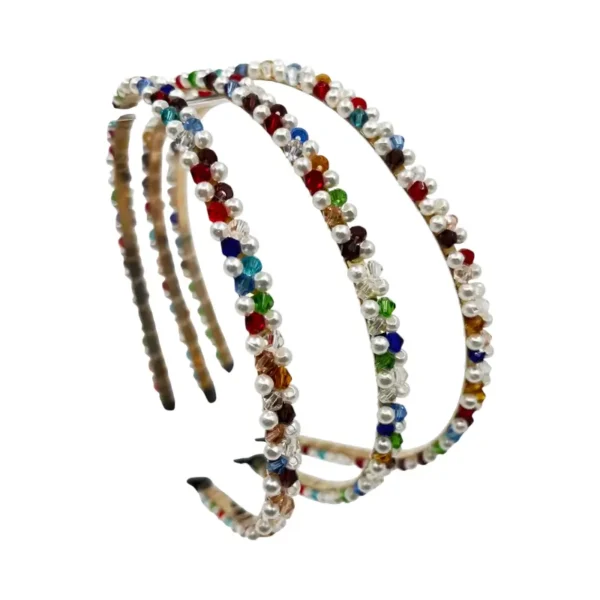 Vincha con Perla – Paq x 12 unidades