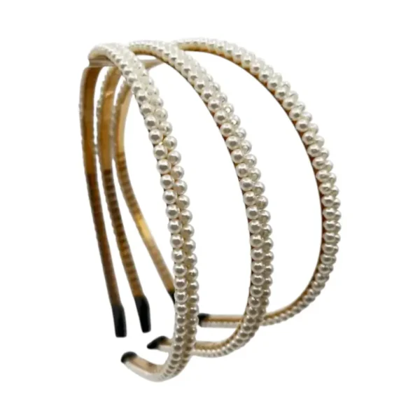 Vincha con Perla – Paq x 12 unidades