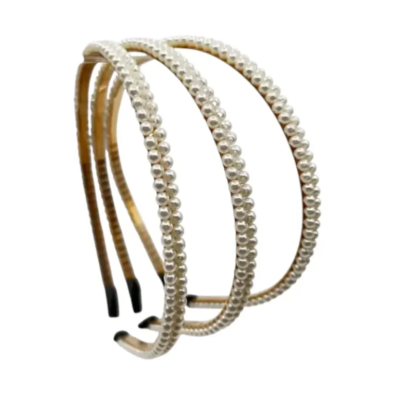 Vincha con Perla – Paq x 12 unidades