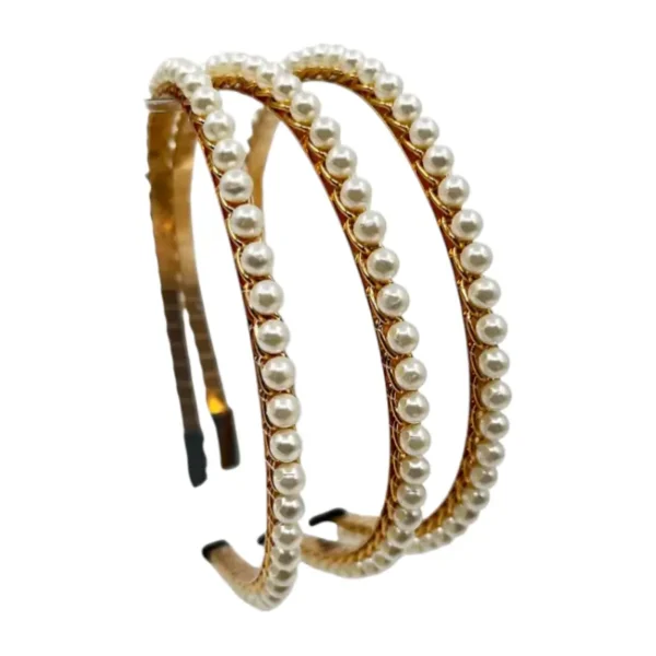 Vincha con Perla – Paq x 12 unidades