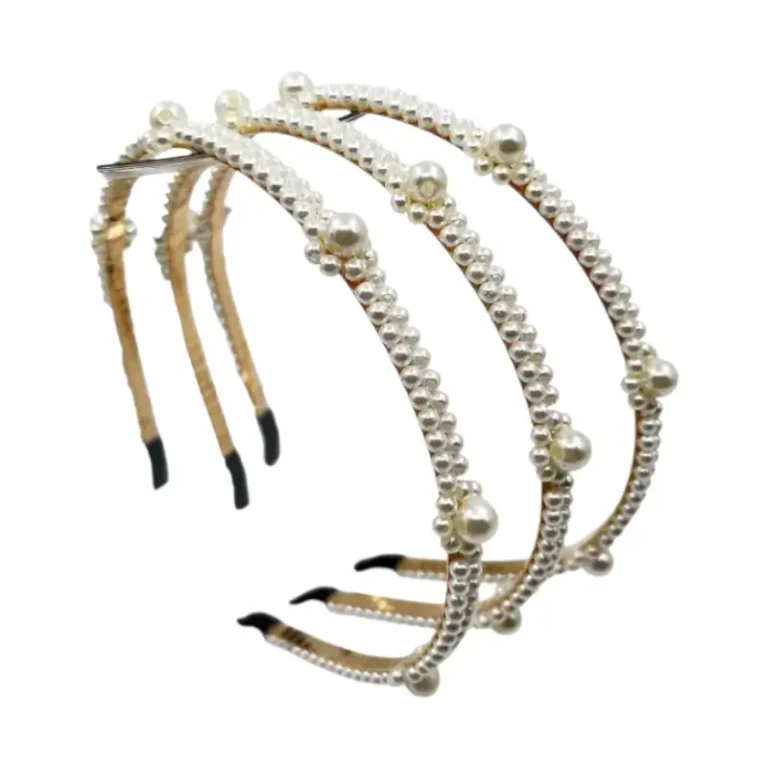 Vincha con Perla – Paq x 12 unidades