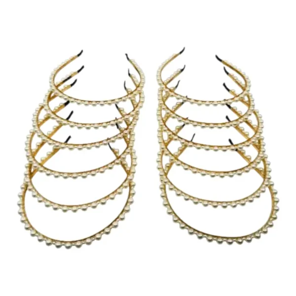 Vincha con Perla – Paq x 12 unidades