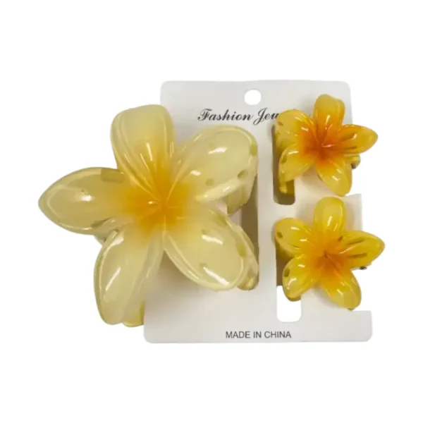 Clip Flor Hawaiana – Paq x 6 Sets