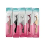 Pinza aplicadora pestañas postizas – Paq x 12 unid