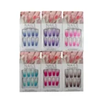 Úñas postizas – Paq x 12 unid