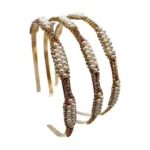 Vincha con Perla – Paq x 12 unidades