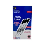 Marcador para Pizarra Negro – Box x 12 Pcs