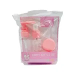 Set de Frasco Pulverizador Contenedor de Aseo Para Viaje x 6 Pcs