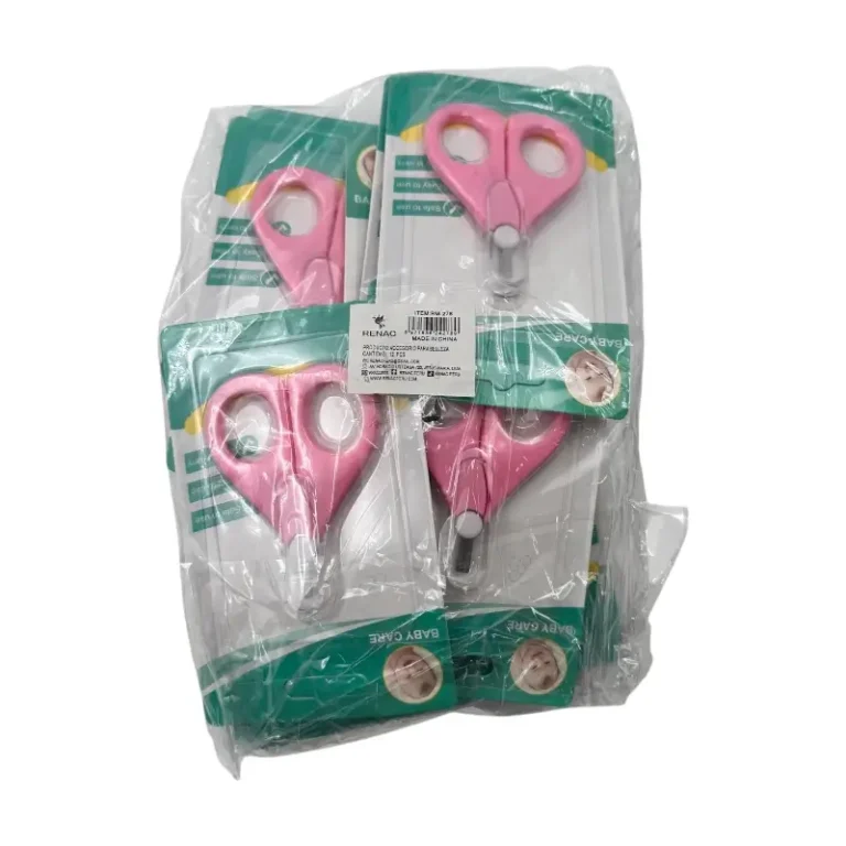 Tijera cortaúñas bebé – Paq x 12 cartillas