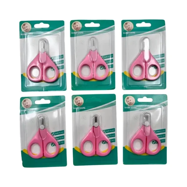 Tijera cortaúñas bebé – Paq x 12 cartillas