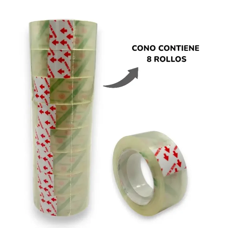 Cinta adhesiva1.8cm*30m – Cono x 8 unid
