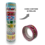 Cinta adhesiva 1.5cm*2m – Cono x 10 unid